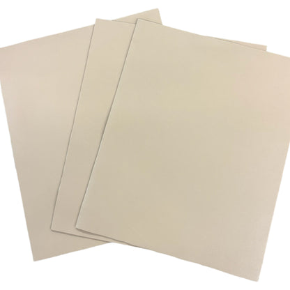 Natural Lamb Leather sheets 3 Pack 8 1/2" By 11"
