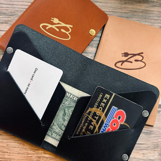 Hat Bar Leather Wallet