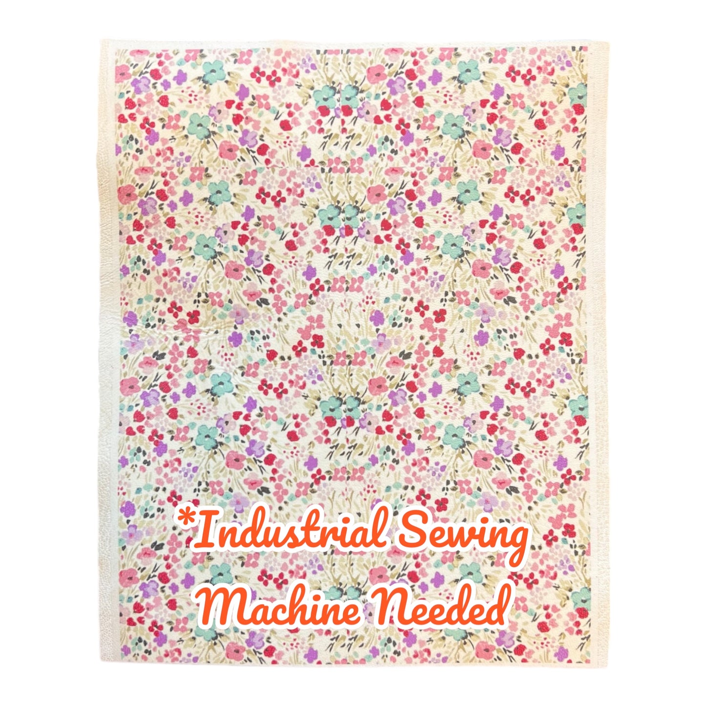 Garden Floral Cow Leather Crafting Sheet 8 1/2" x 11"