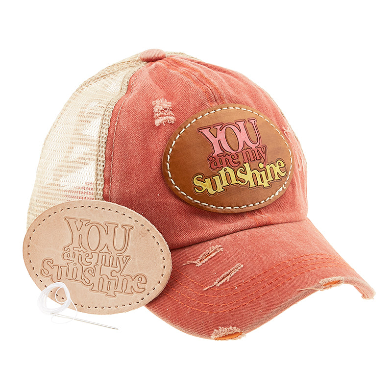 You Are My Sunshine DIY Leather Patch Hat Bundle