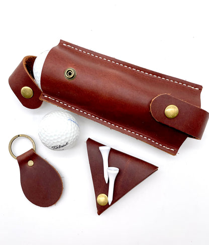 Men’s Leather Golf Set