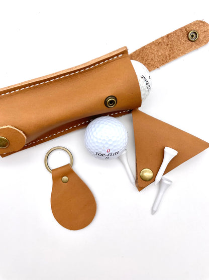 Men’s Leather Golf Set