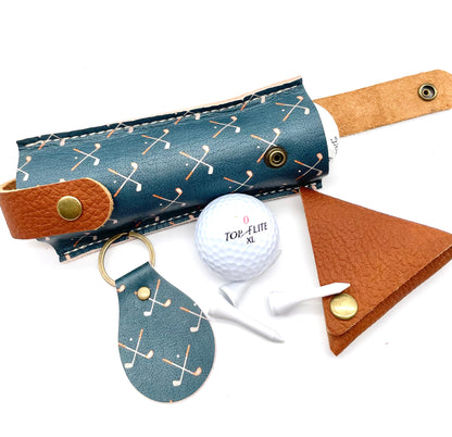 Men’s Leather Golf Set