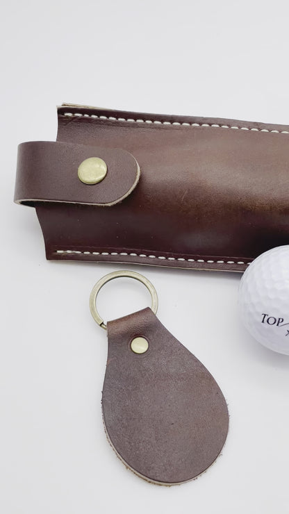 Men’s Leather Golf Set