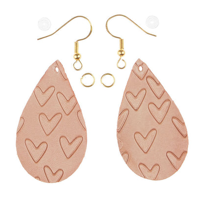 DIY Leather Earring: We Start it, You Finish it! Teardrop, Markerific Kit