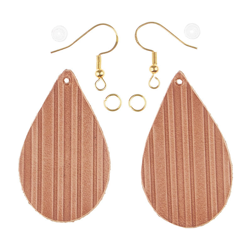 DIY Leather Earring: We Start It, You Finish It! Teardrop Markerific Kit