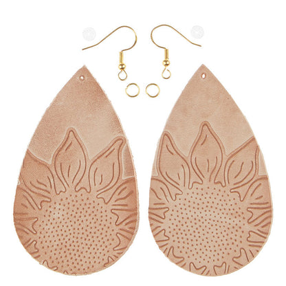 DIY Leather Earring: We Start It, You Finish It! Teardrop Markerific Kit