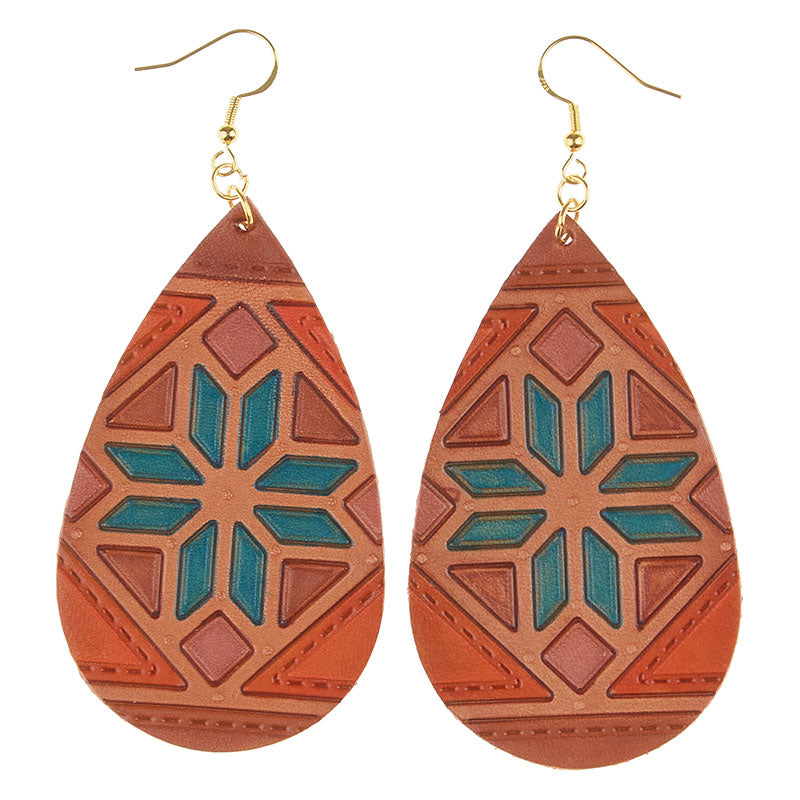 DIY Leather Earring: We Start it, You Finish it! Teardrop, Markerific Kit