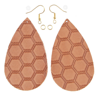 DIY Leather Earring: We Start it, You Finish it! Teardrop, Markerific Kit