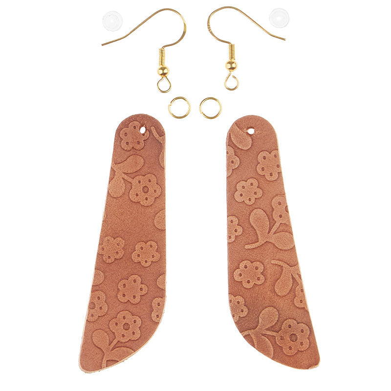 DIY Leather Earring: We Start it, You Finish it! Tower Bar, Markerific Kit