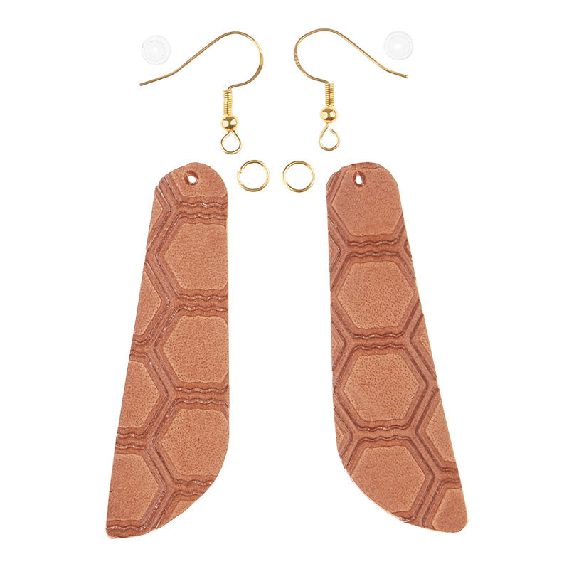 DIY Leather Earring: We Start it, You Finish it! Tower Bar, Markerific Kit