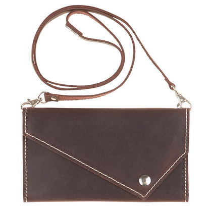 Crossbody Leather Phone Wallet