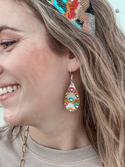 DIY Leather Earring: We Start It, You Finish It! Teardrop Markerific Kit