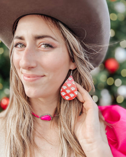 DIY Leather Earring: We Start It, You Finish It! Teardrop Markerific Kit