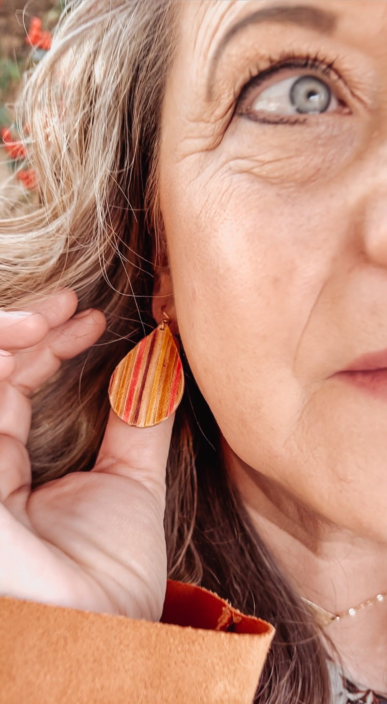 DIY Leather Earring: We Start It, You Finish It! Teardrop Markerific Kit