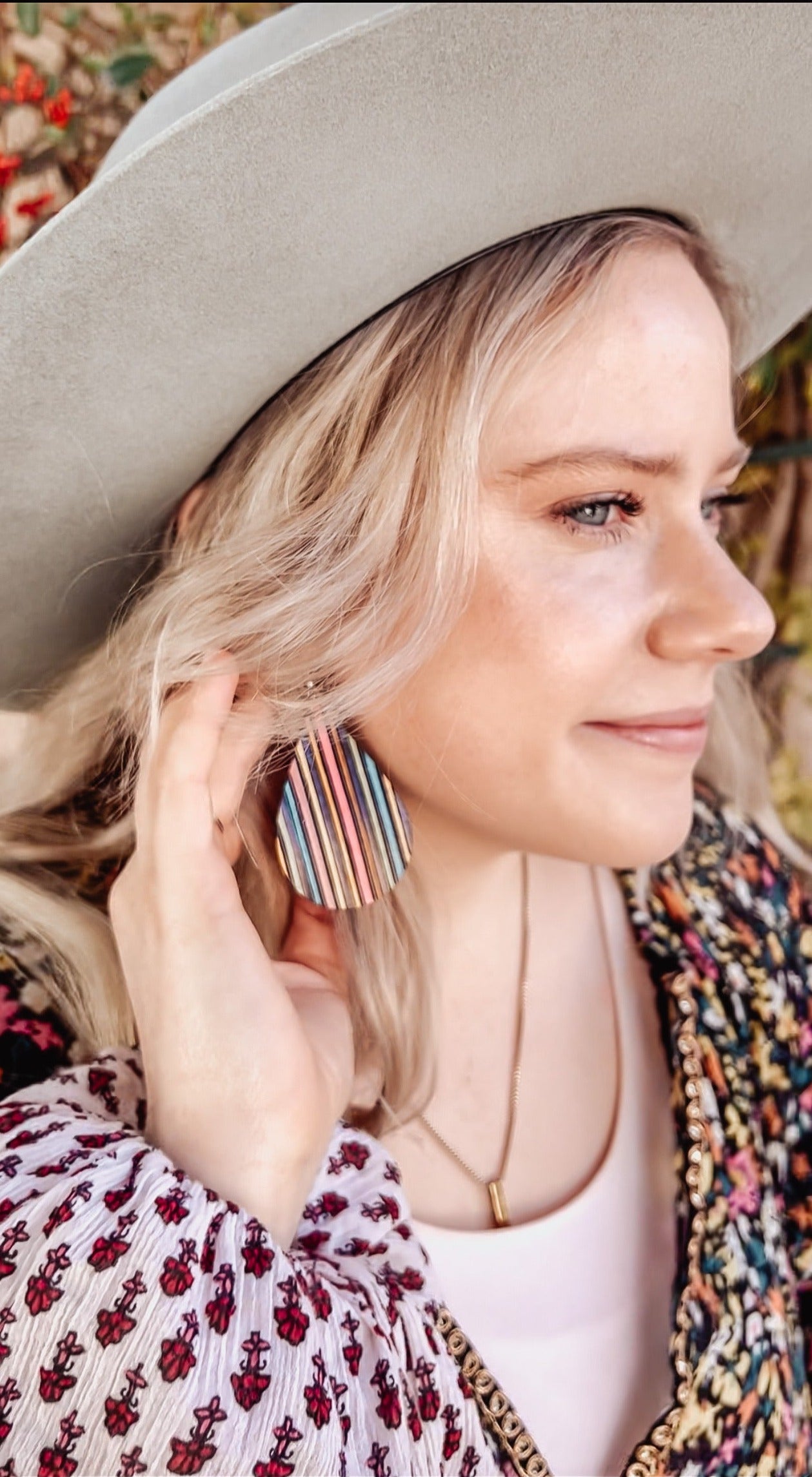 DIY Leather Earring: We Start It, You Finish It! Teardrop Markerific Kit