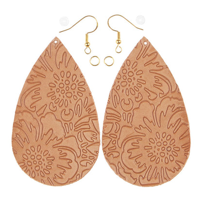 DIY Leather Earring: We Start it, You Finish it! Teardrop, Markerific Kit