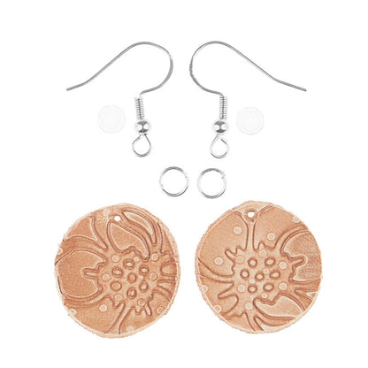 DIY Leather Earring: We Start it, You Finish it! Small Circle, Markerific Kit