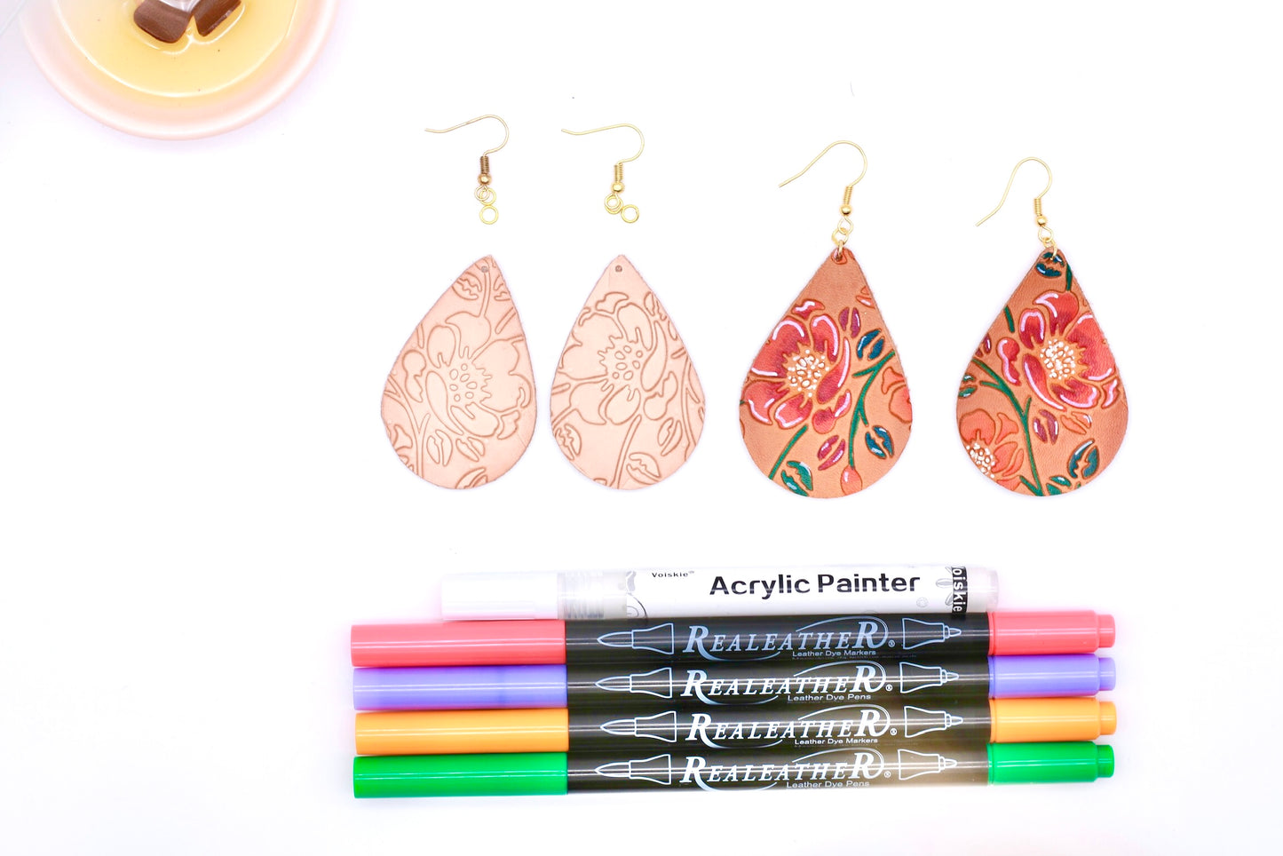 DIY Leather Earring: We Start It, You Finish It! Markerific Kit