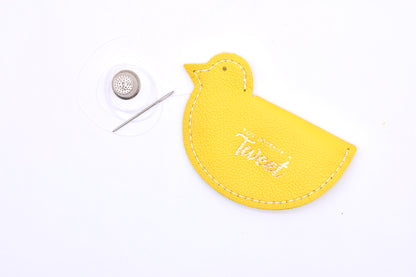 DIY Leather Tweet Yourself Bird Coin Purse