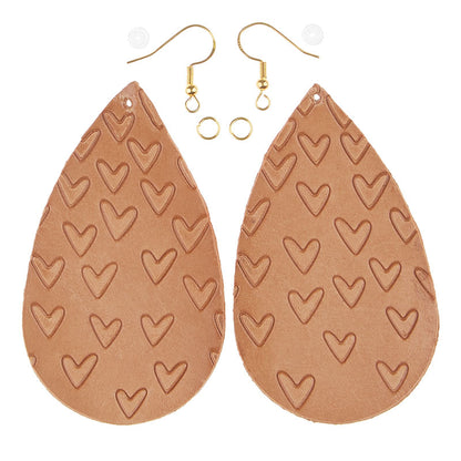 DIY Leather Earring: We Start It, You Finish It! Teardrop Markerific Kit