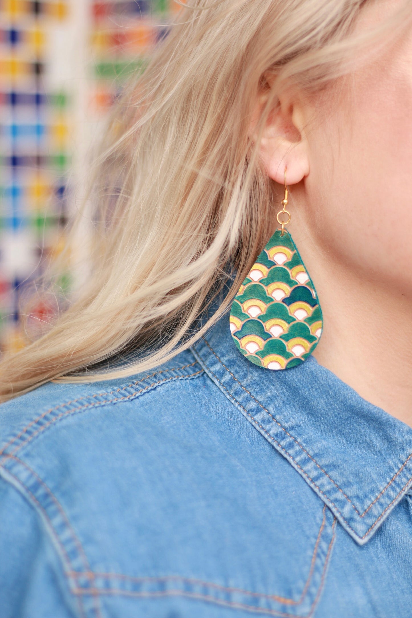 DIY Leather Earring: We Start It, You Finish It! Teardrop Markerific Kit