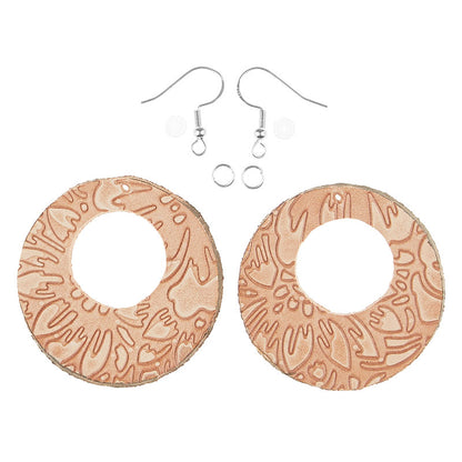 DIY Leather Earring: We Start it, You Finish it! Open Circle, Markerific Kit