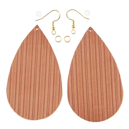 DIY Leather Earring: We Start it, You Finish it! Teardrop, Markerific Kit