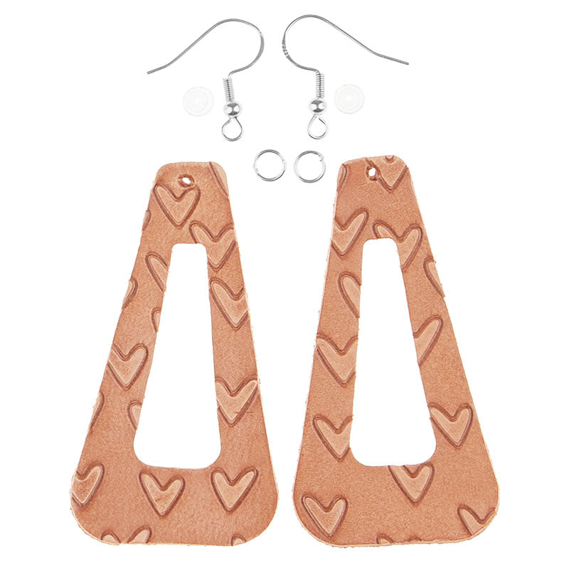 DIY Leather Earring: We Start it, You Finish it! Open Tower Bar, Markerific Kit