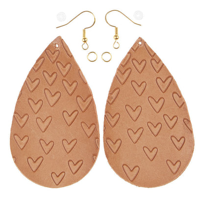 DIY Leather Earring: We Start it, You Finish it! Teardrop, Markerific Kit