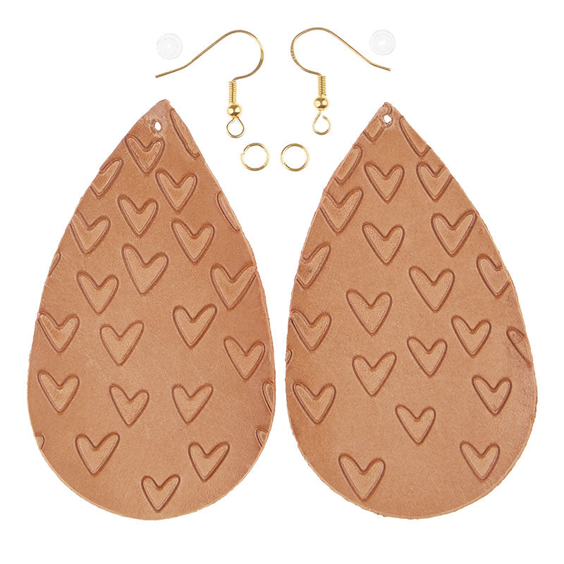 DIY Leather Earring: We Start It, You Finish It! Markerific Kit