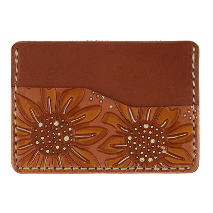 Sunflower DIY Leather Card Wallet, Markerific Kit