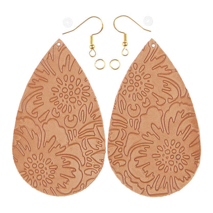 DIY Leather Earring: We Start It, You Finish It! Teardrop Markerific Kit