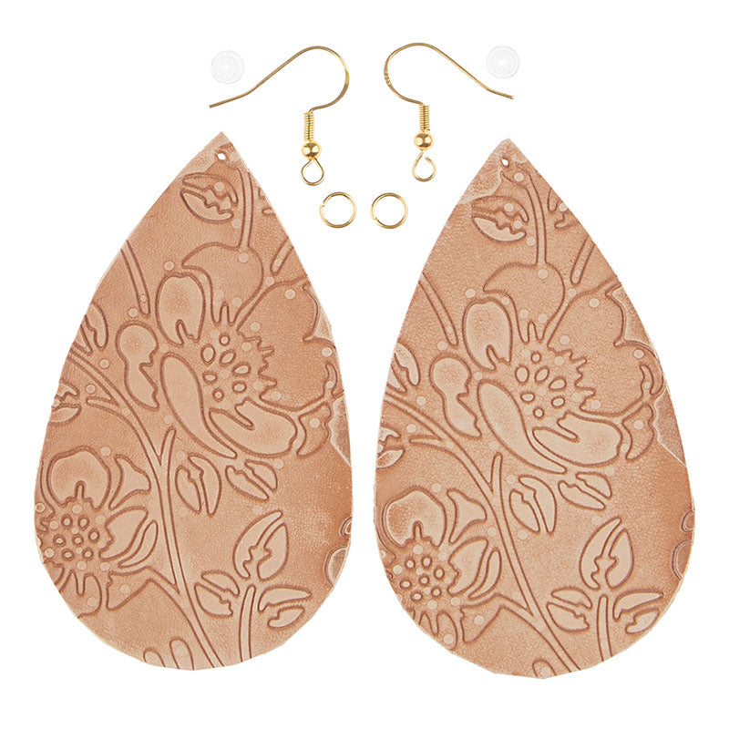 DIY Leather Earring: We Start It, You Finish It! Teardrop Markerific Kit