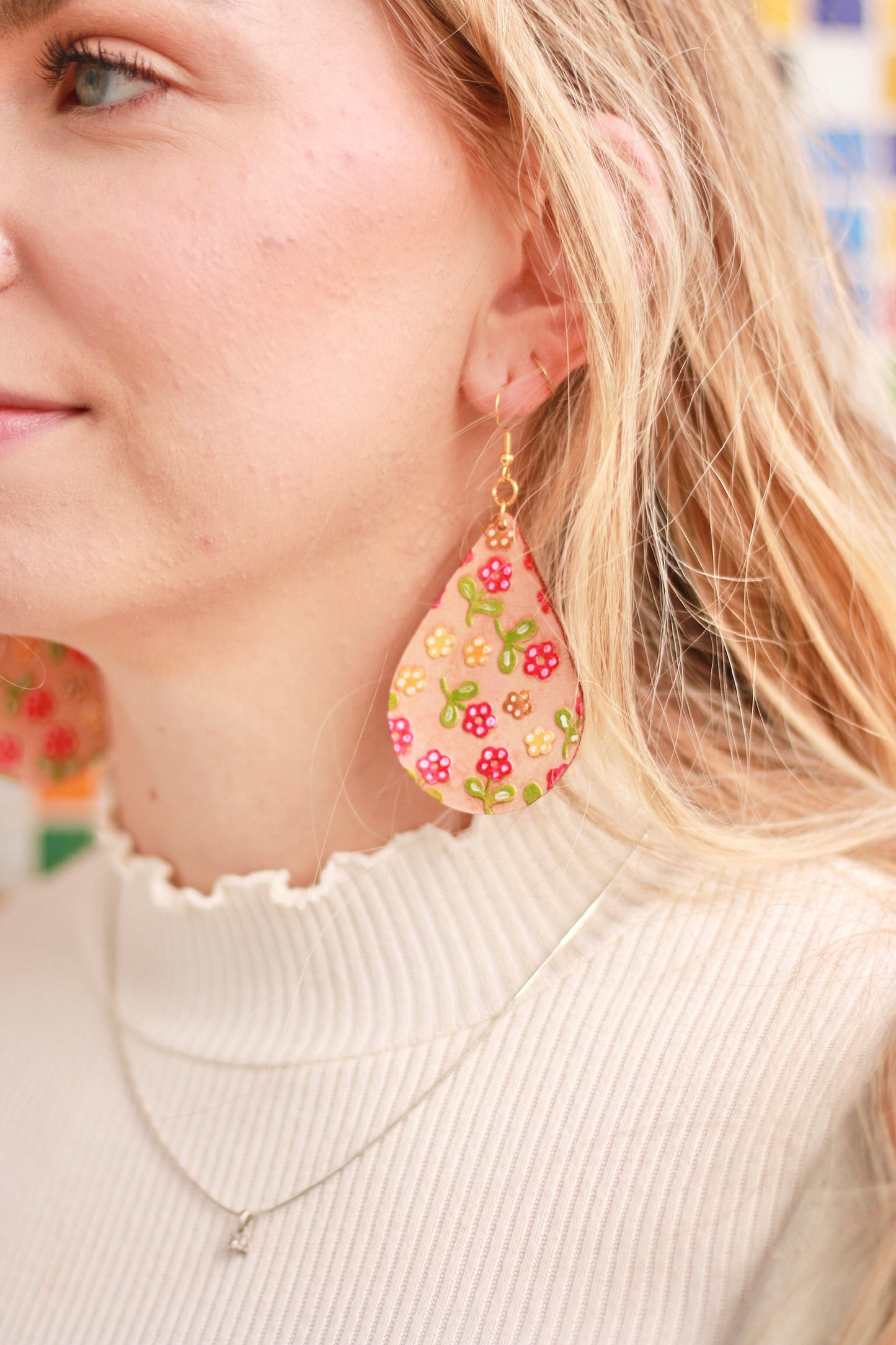 DIY Leather Earring: We Start it, You Finish it! Teardrop, Markerific Kit